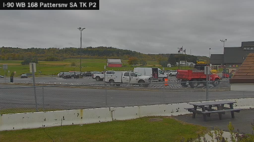 I-90 MP 168.10 WB Pattersonville Service Area Truck Park 2 live webcam