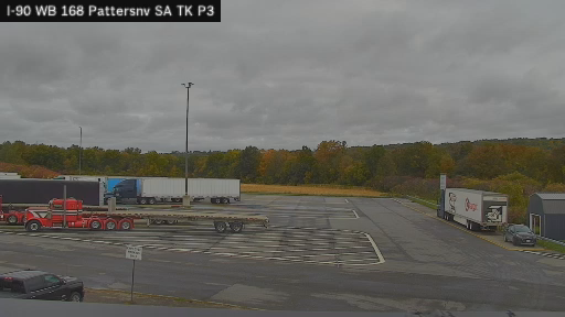 I-90 MP 168.10 WB Pattersonville Service Area Truck Park 3 live webcam