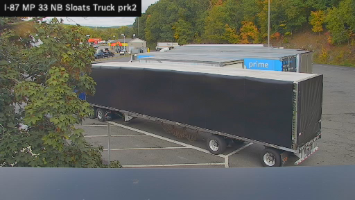 I-87 MP 033.00 NB Sloatsburg Service Area Truck Park 2 live webcam
