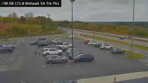 I-90 MP171.8 EB Mohawk Service Area Truck Park 1 live webcam