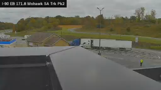 I-90 MP 171.80 EB Mohawk Service Area Truck Park 2 live webcam