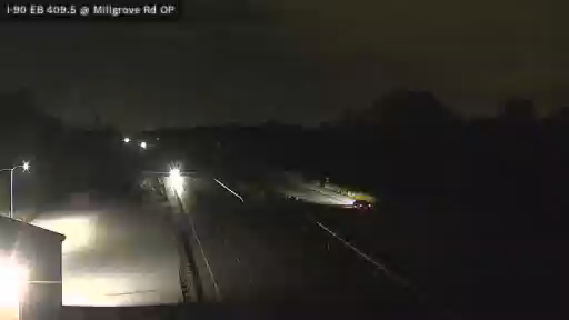 I-90 MP 409.50 East Bound at N. Millgrove Rd. Overapass traffic camera, Erie County