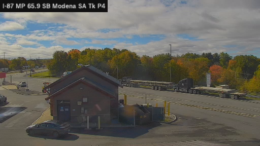 I-87 MP 065.90 SB Modena Service Area Truck Parking 4 live webcam